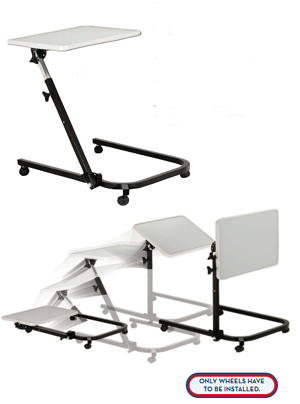 Pivot & Tilt Overbed Table